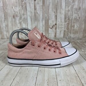 Converse All Star Coral Pink Mesh Knit‎ Low Top Sneakers Casual Shoes Womens